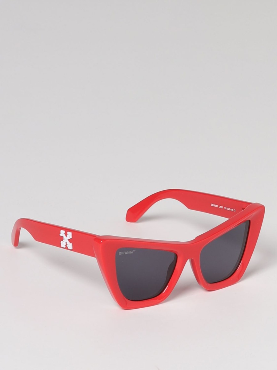 Off White Lady Red Sunglasses from Giglio GOOFASH