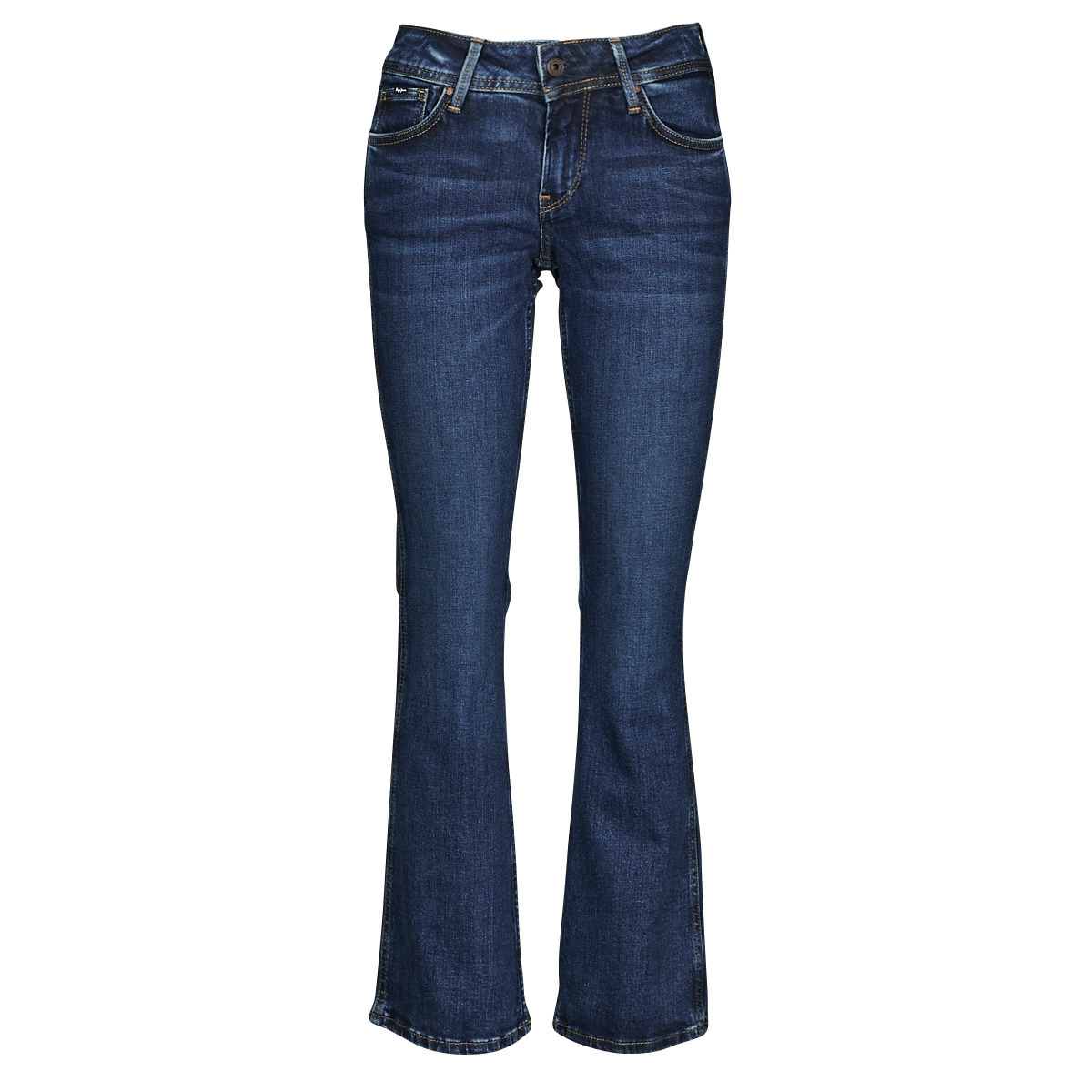 Pepe Jeans - Bootcut Jeans Blue - Spartoo GOOFASH