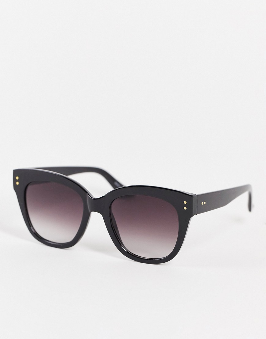 Pieces - Cat Eye Sunglasses Black Asos Woman GOOFASH