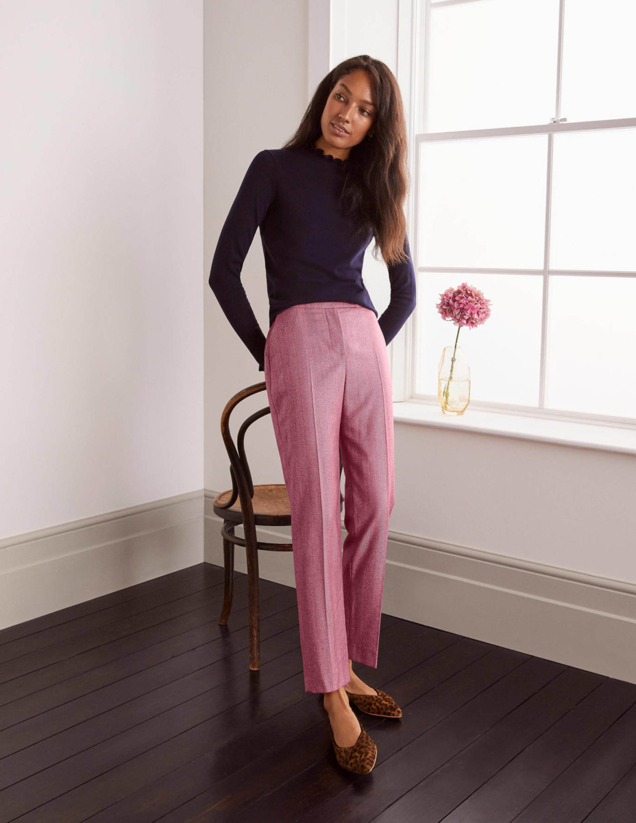 Pink Trousers - Boden GOOFASH