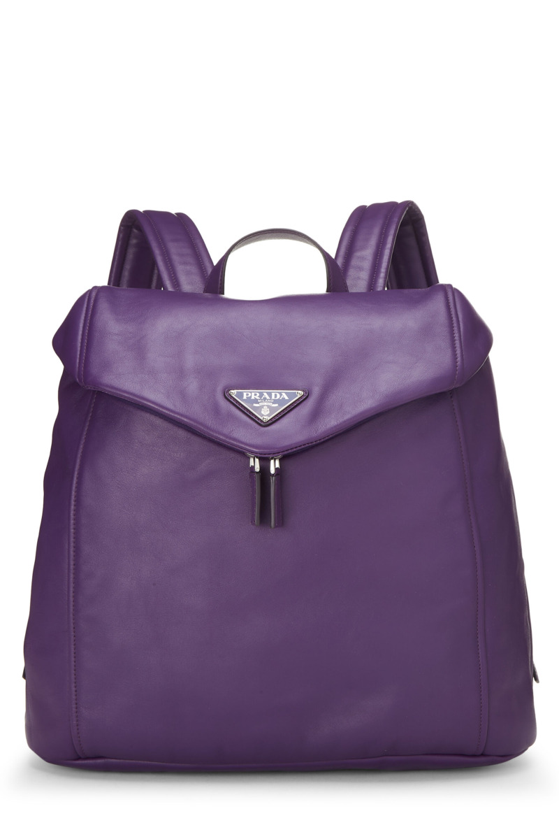 Prada Women Purple Backpack at WGACA GOOFASH