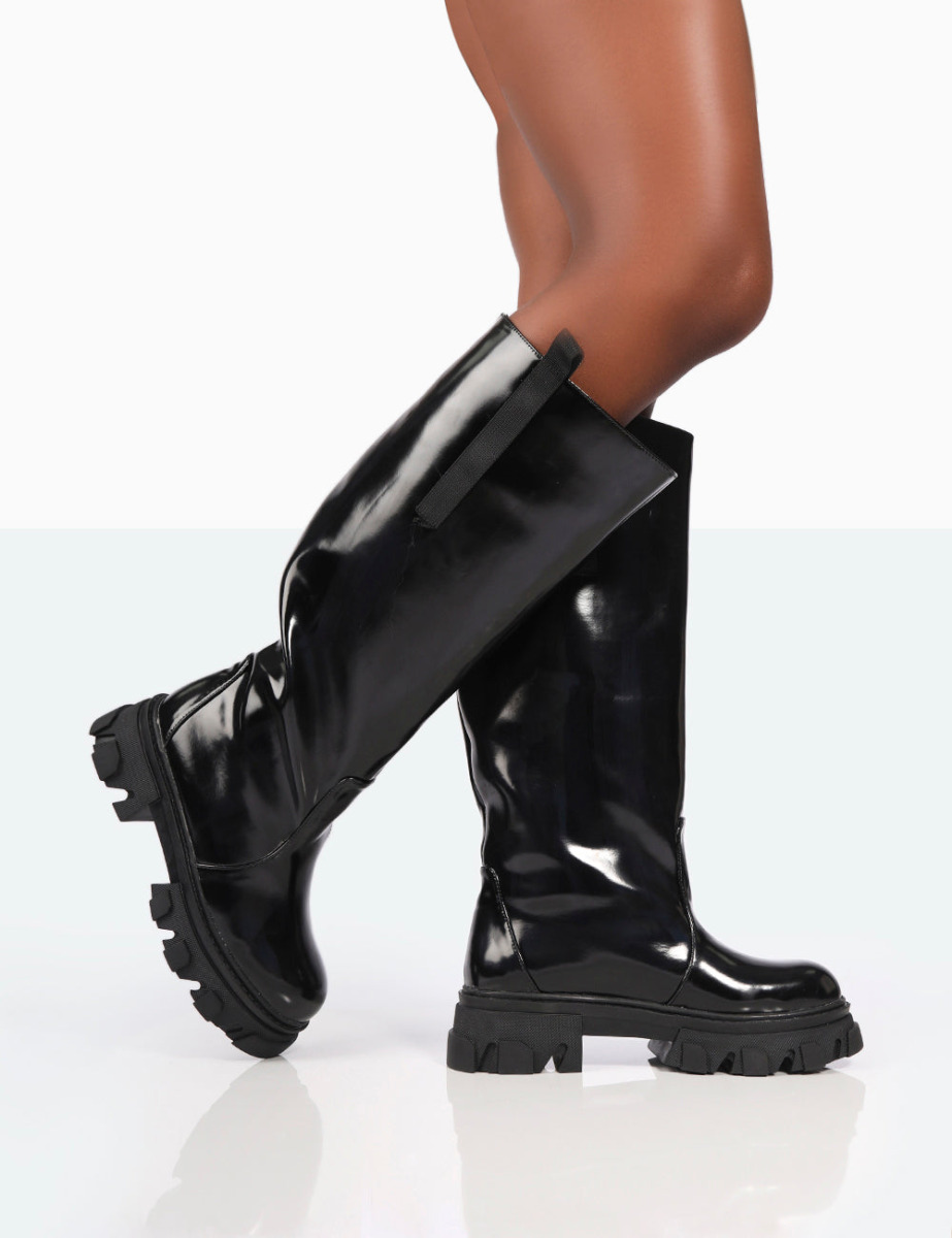 Public Desire - Black - Lady Boots GOOFASH