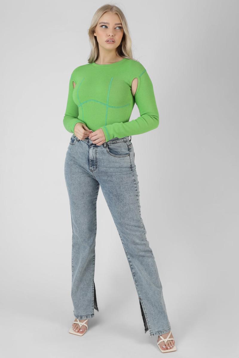 Public Desire - Bodysuit Green - Ladies GOOFASH