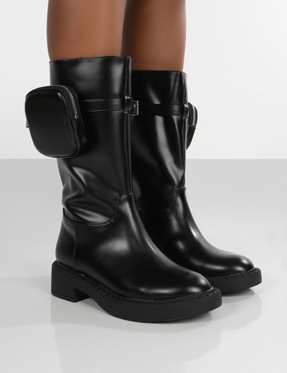 Public Desire Lady Boots in Black GOOFASH