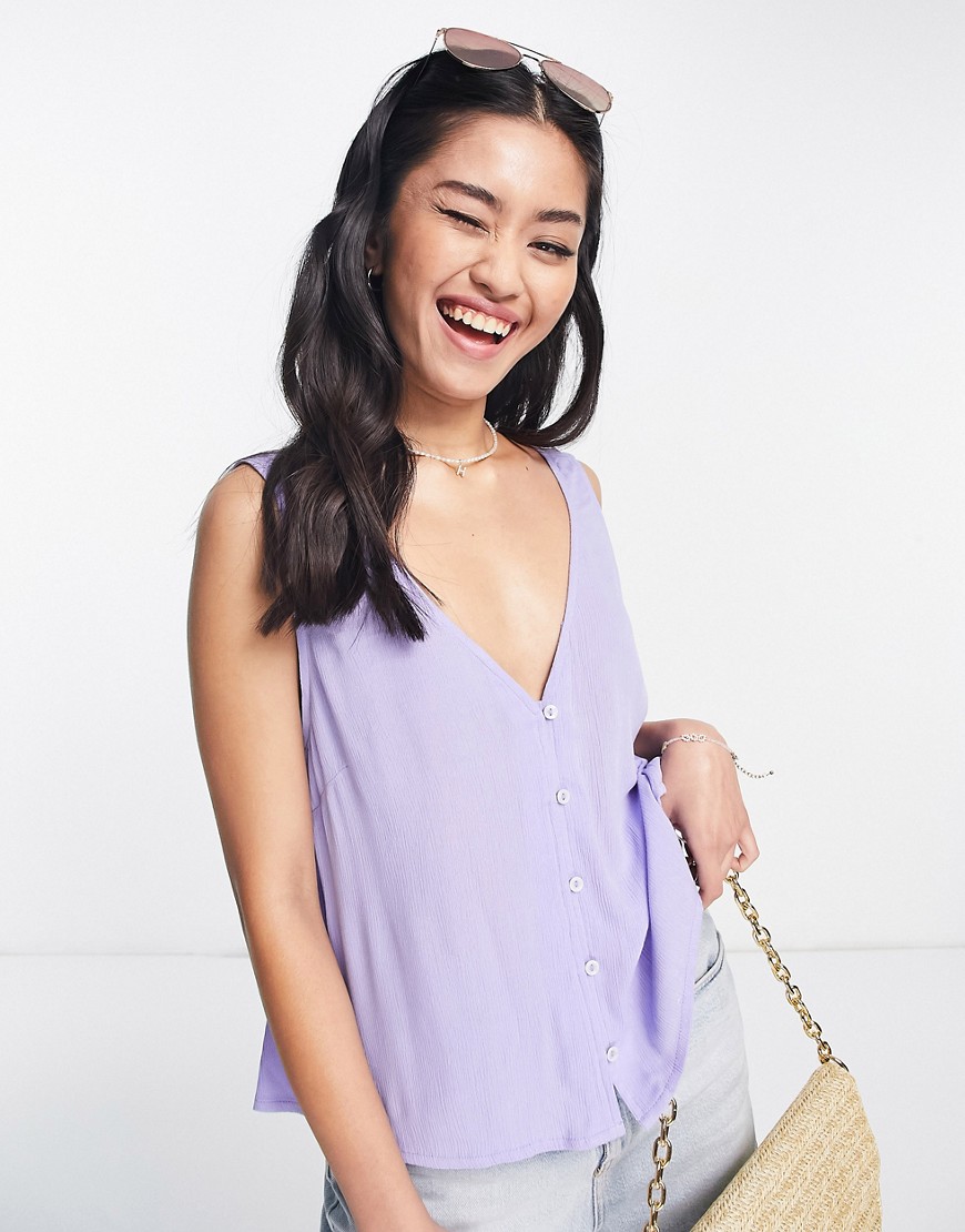Purple Tank Top for Woman from Asos GOOFASH