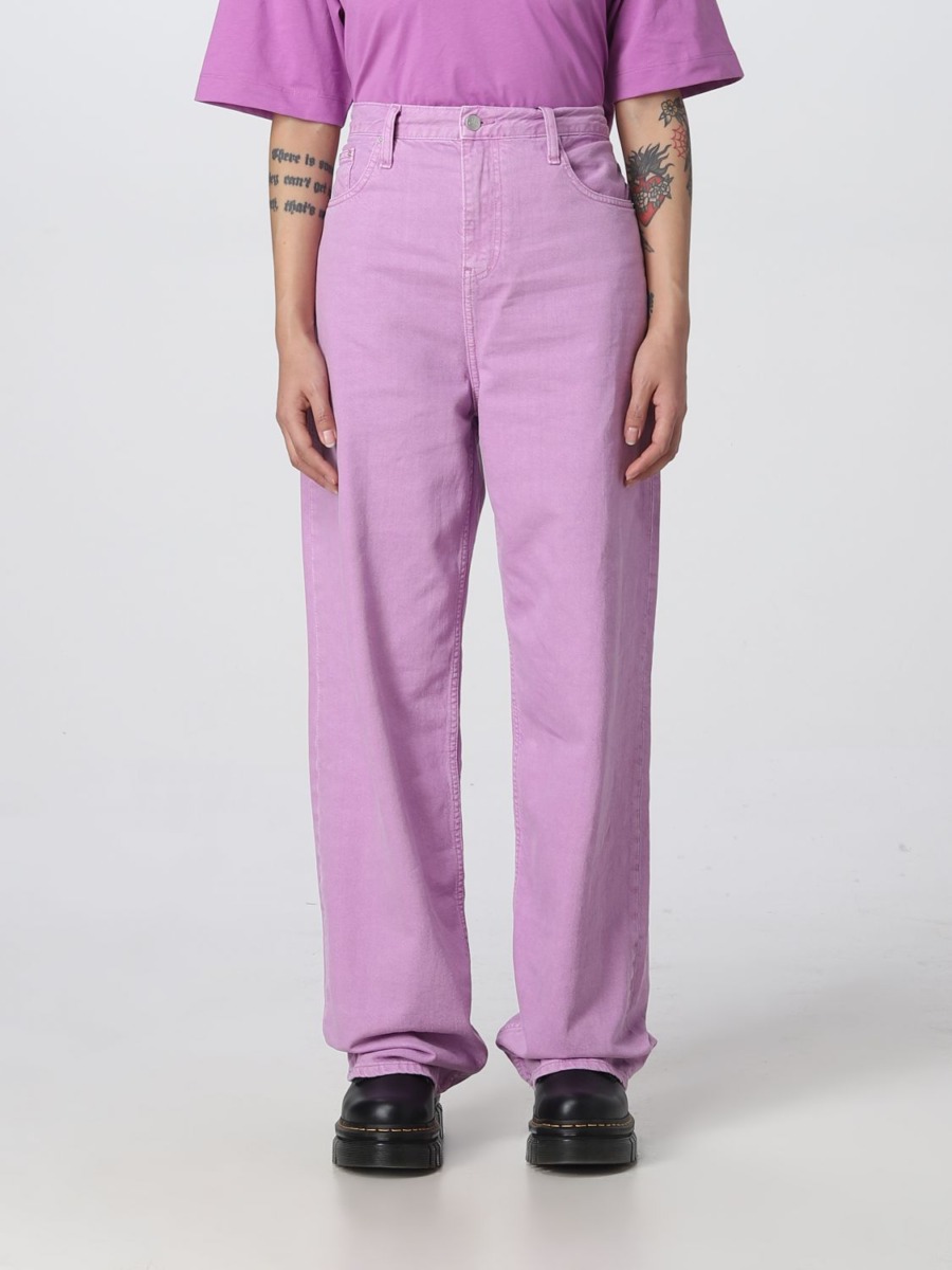 Purple Trousers Giglio Calvin Klein Women GOOFASH