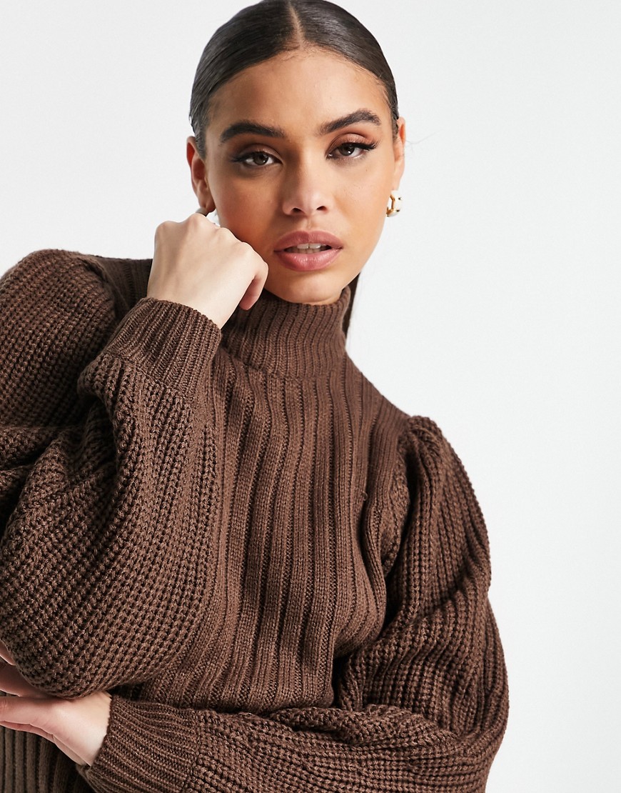 Qed London Lady Brown Sweater from Asos GOOFASH