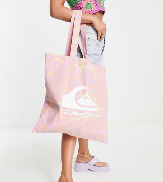 Quiksilver Ladies Tote Bag Pink by Asos GOOFASH