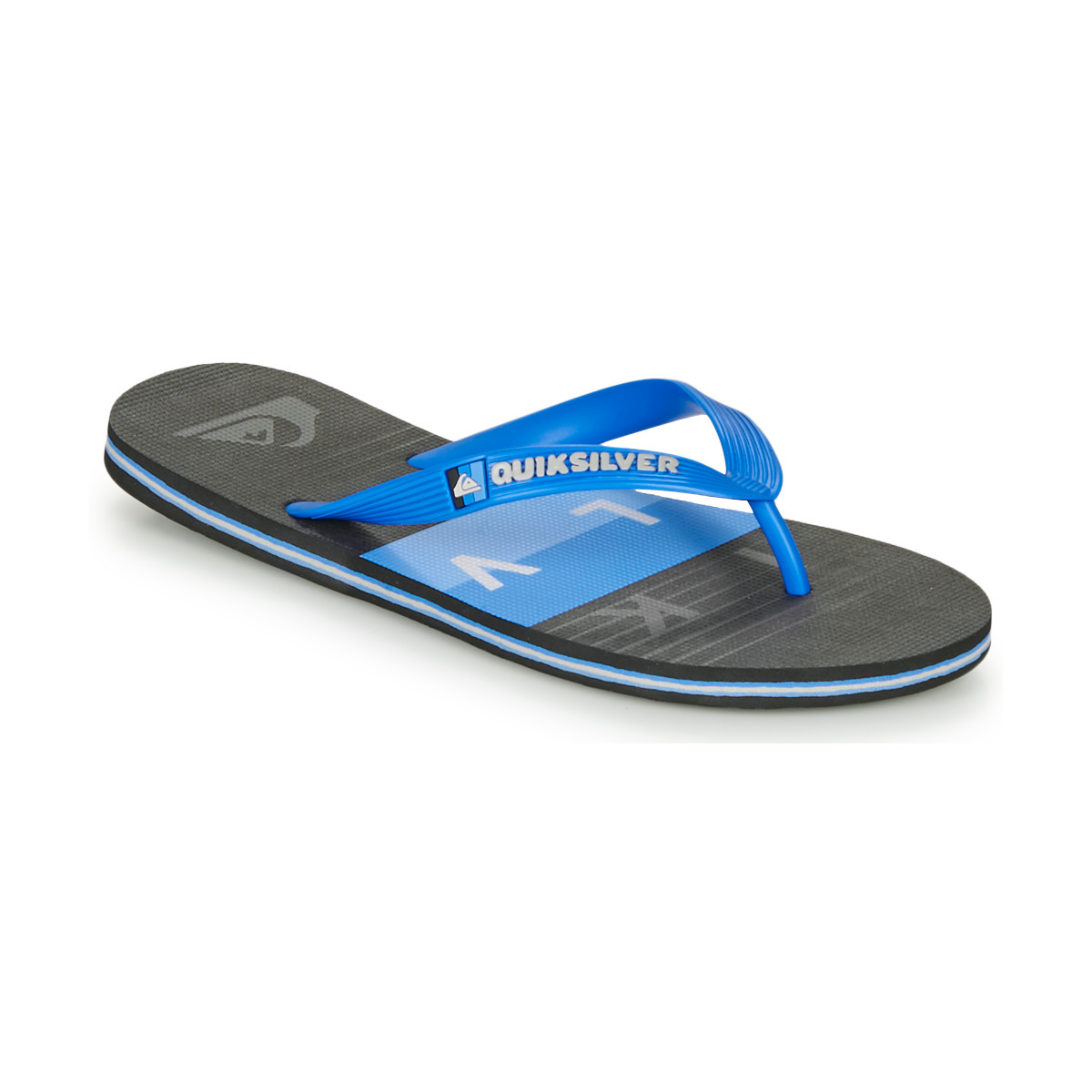 Quiksilver - Men's Blue Flip Flops from Spartoo GOOFASH