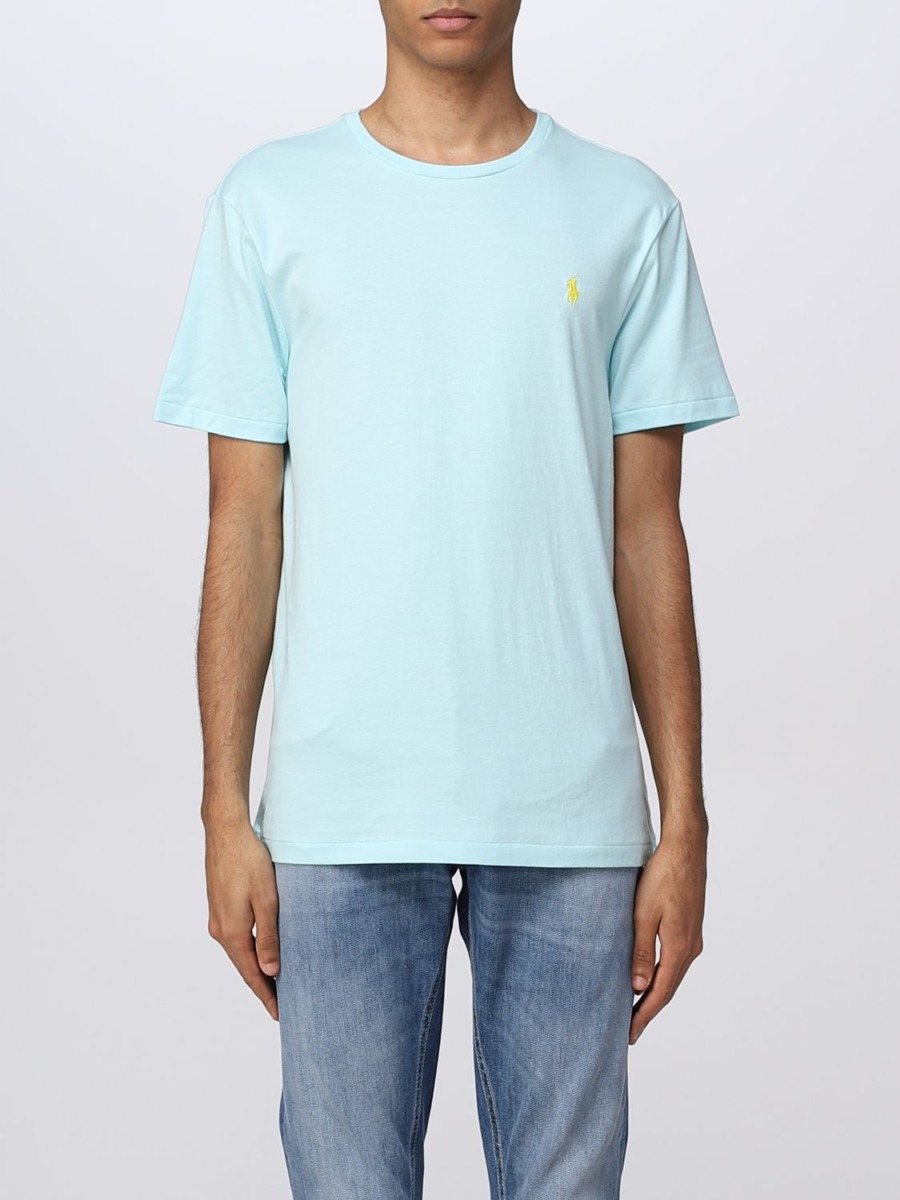 Ralph Lauren Turquoise Men T-Shirt - Giglio GOOFASH