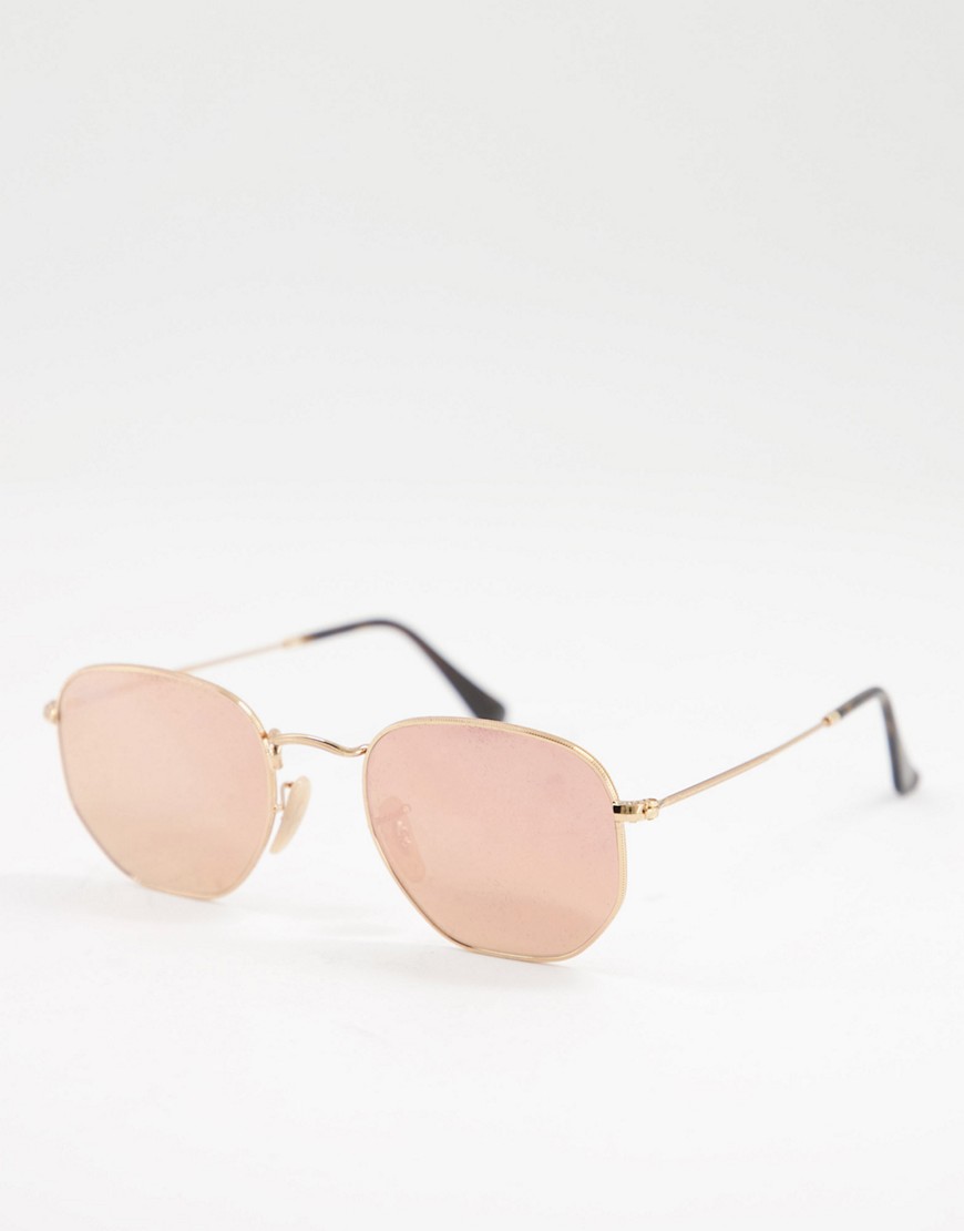 Ray Ban - Womens Sunglasses in Gold by Asos GOOFASH
