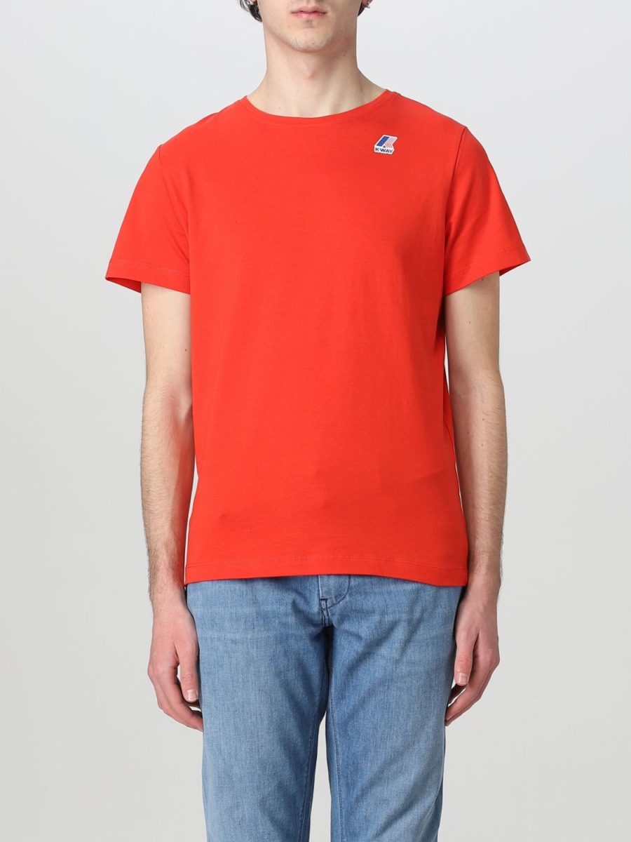 Red T-Shirt Giglio K-Way GOOFASH