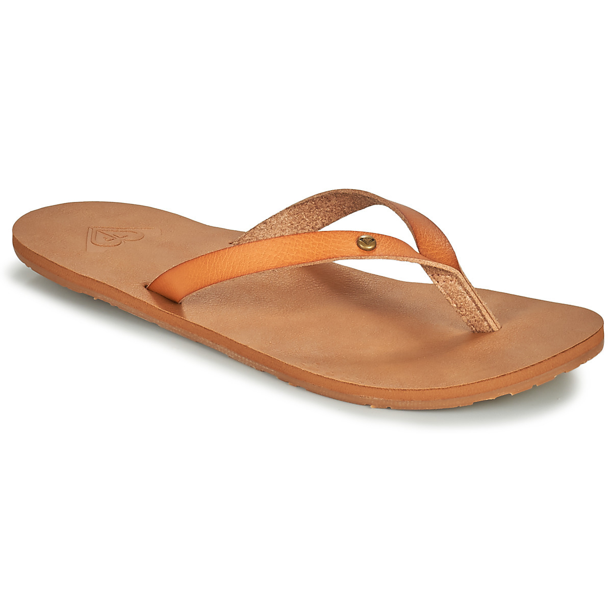 Roxy Flip Flops in Brown for Woman from Spartoo GOOFASH