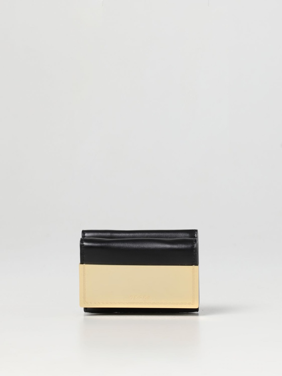 Sacai Ladies Wallet in Black from Giglio GOOFASH