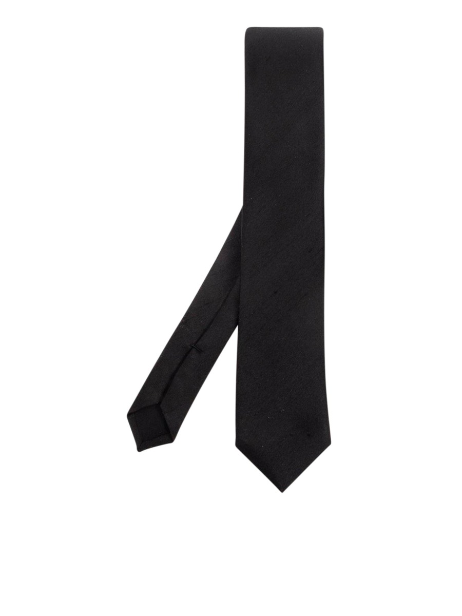 Saint Laurent - Tie in Black for Man at Suitnegozi GOOFASH