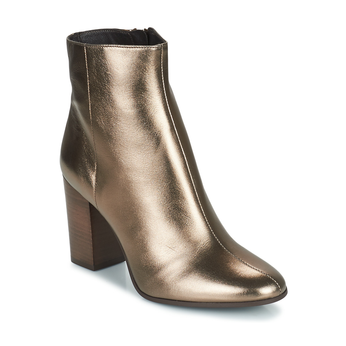 San Marina - Gold Ankle Boots - Spartoo GOOFASH