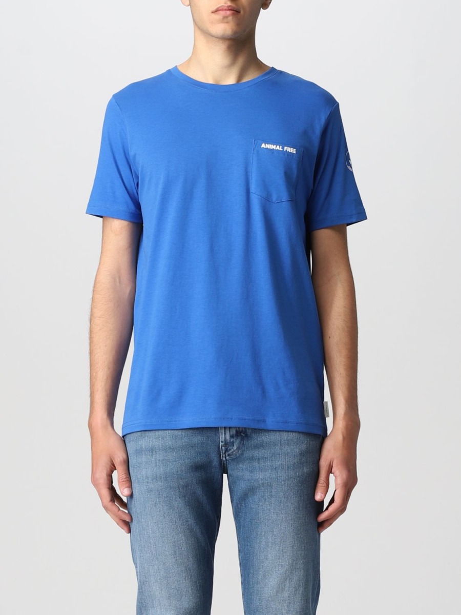 Save The Duck - T-Shirt Blue - Giglio GOOFASH
