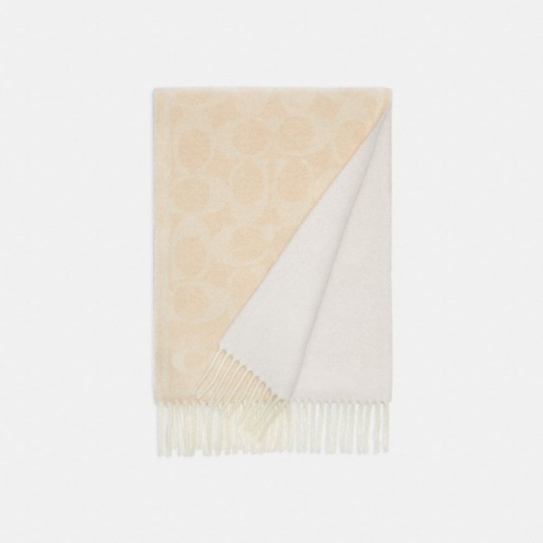 Scarf White for Women by Coach GOOFASH