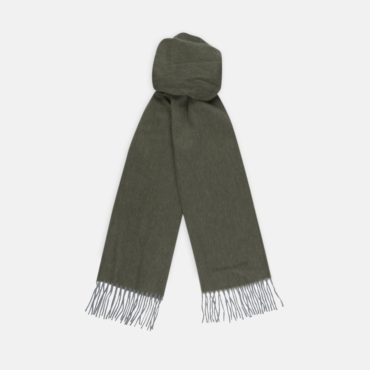 Scarf in Green - Turnbull And Asser - Man - Turnbull And Asser GOOFASH