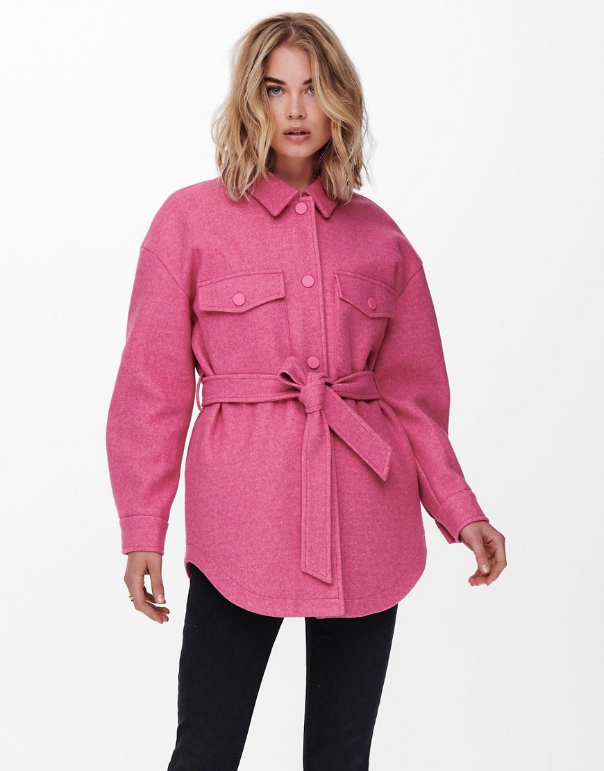 Shacket in Pink for Woman from Asos GOOFASH