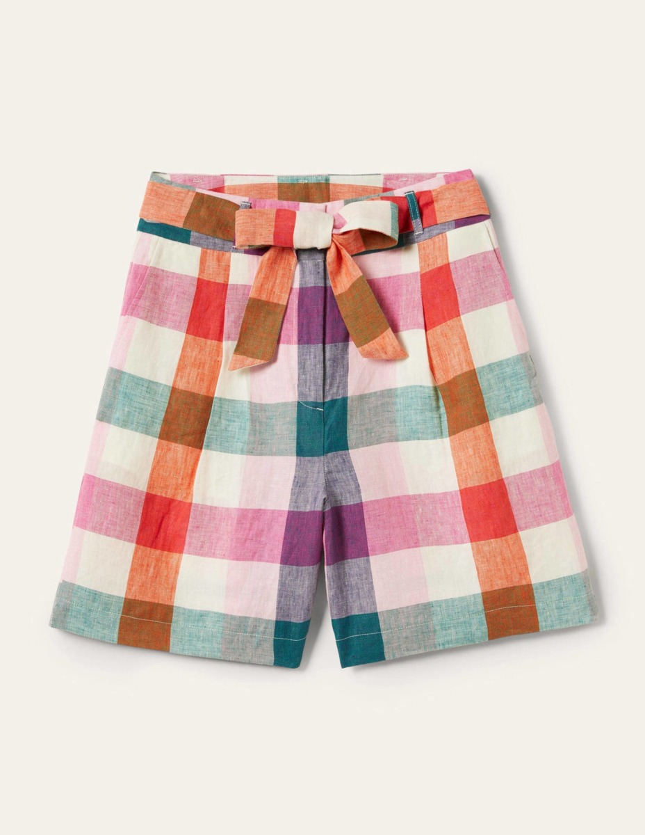 Shorts Checked for Woman by Boden GOOFASH