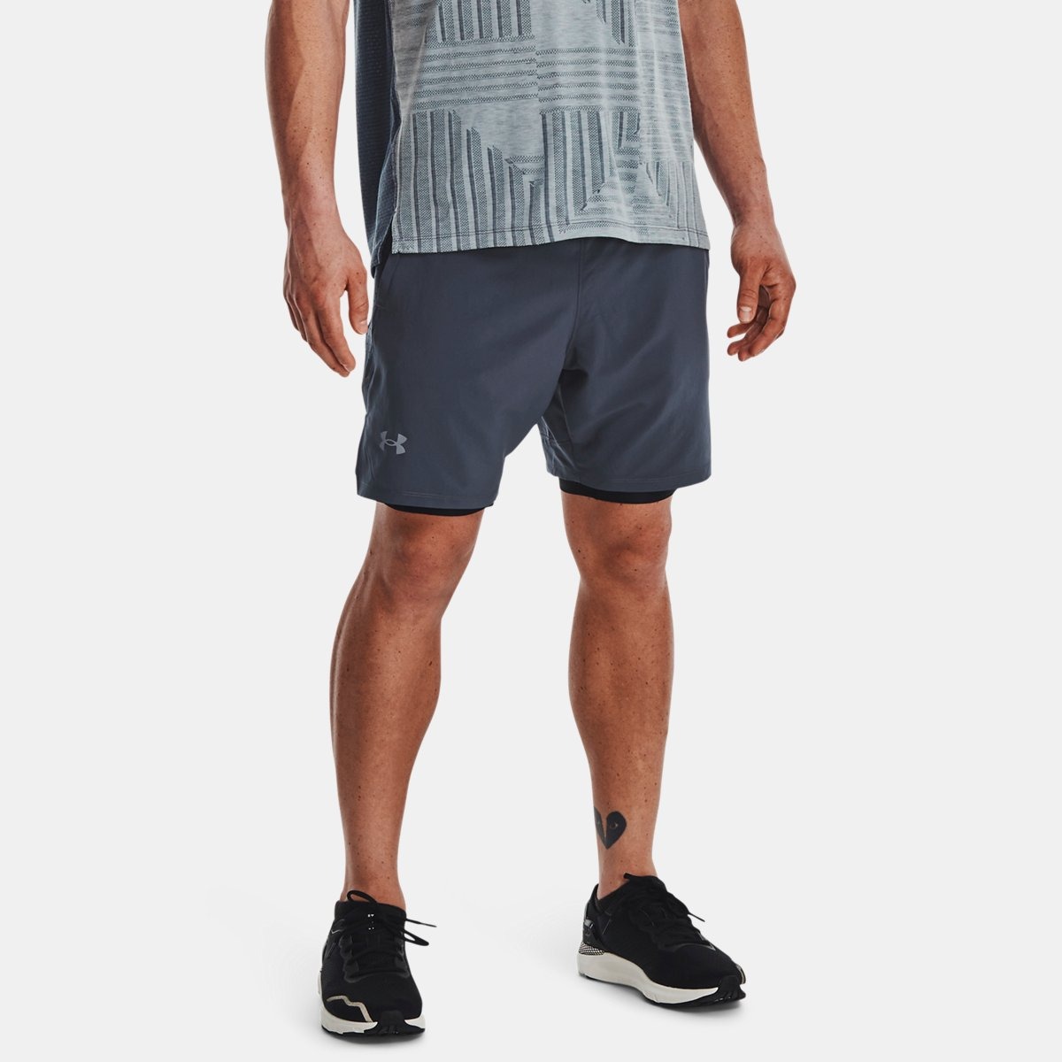 Shorts Grey by Under Armour GOOFASH