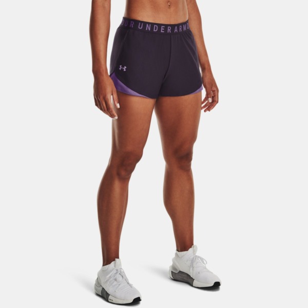 Shorts - Purple - Under Armour - Ladies GOOFASH