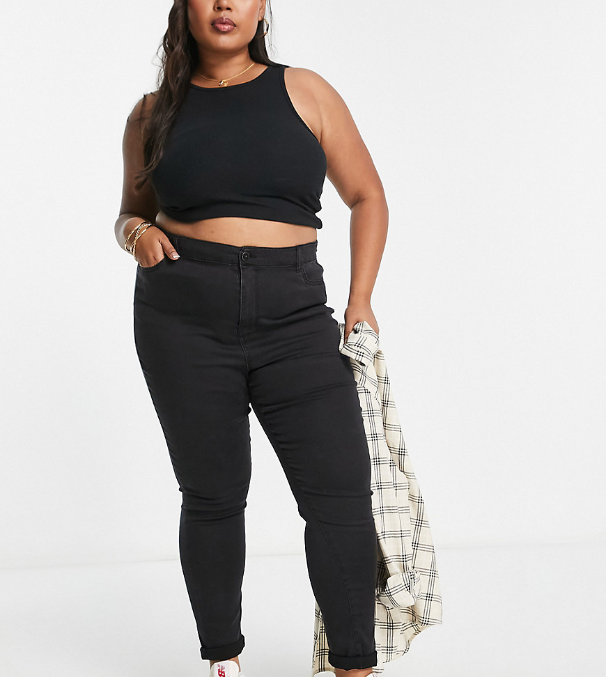 Simply Be Black Skinny Jeans from Asos GOOFASH