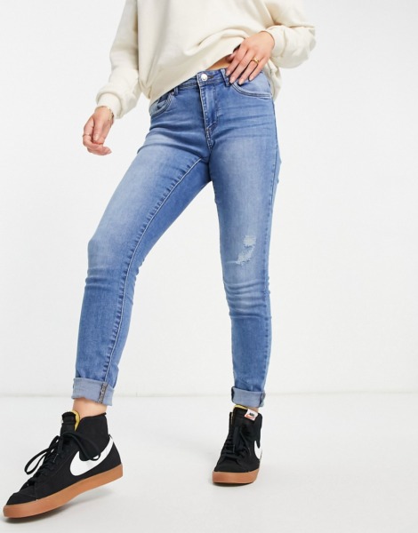 Skinny Jeans - Blue - Vero Moda - Lady - Asos GOOFASH