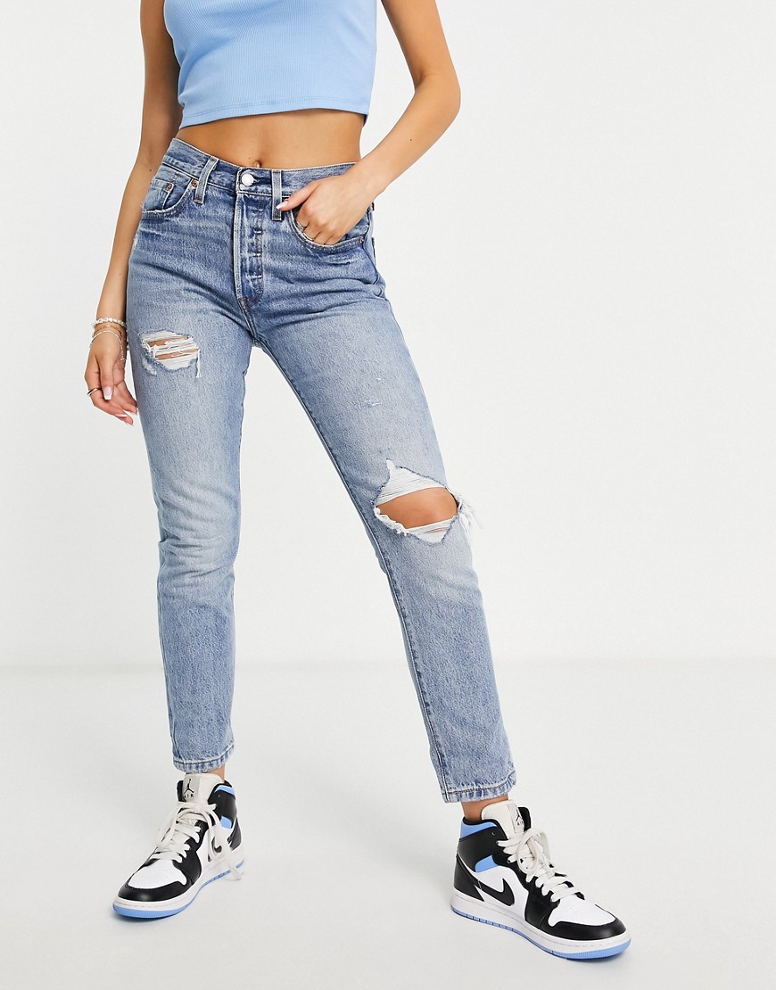 Skinny Jeans Blue for Women by Asos GOOFASH