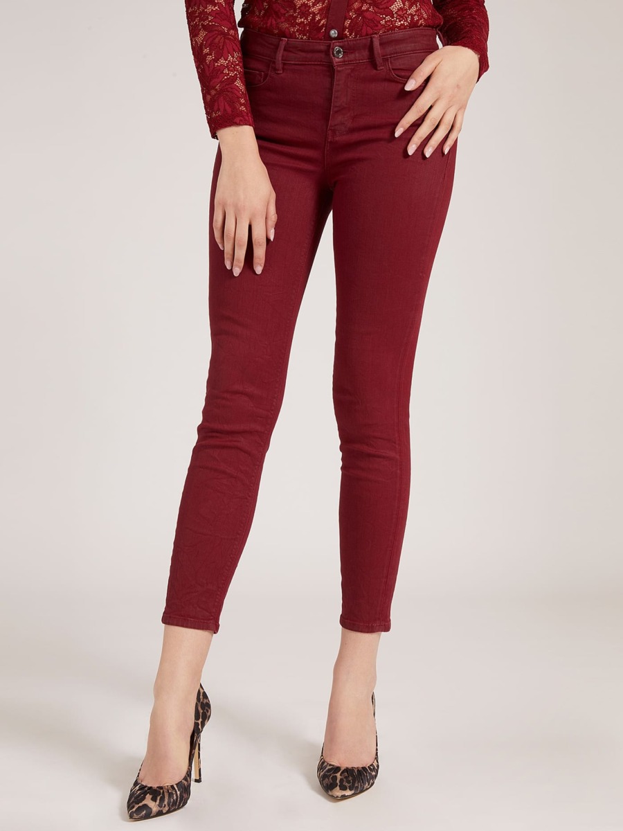 Skinny Jeans Red - Lady - Guess GOOFASH
