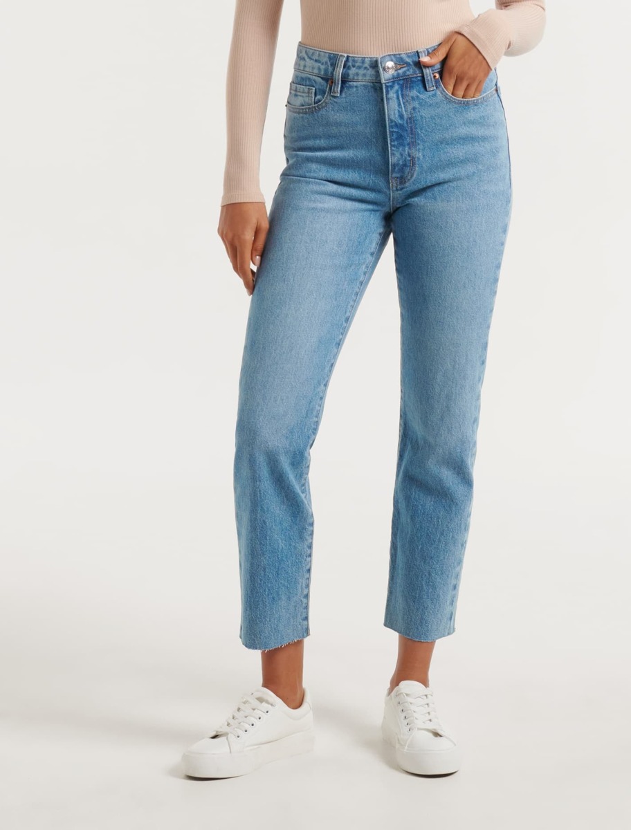 Slim Jeans in Blue for Women at Ever New GOOFASH