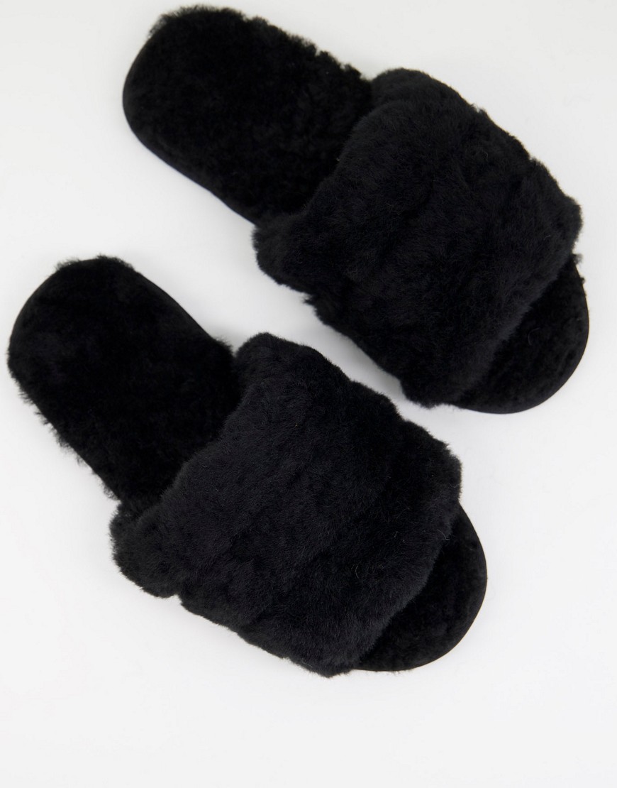 Slippers in Black Asos GOOFASH