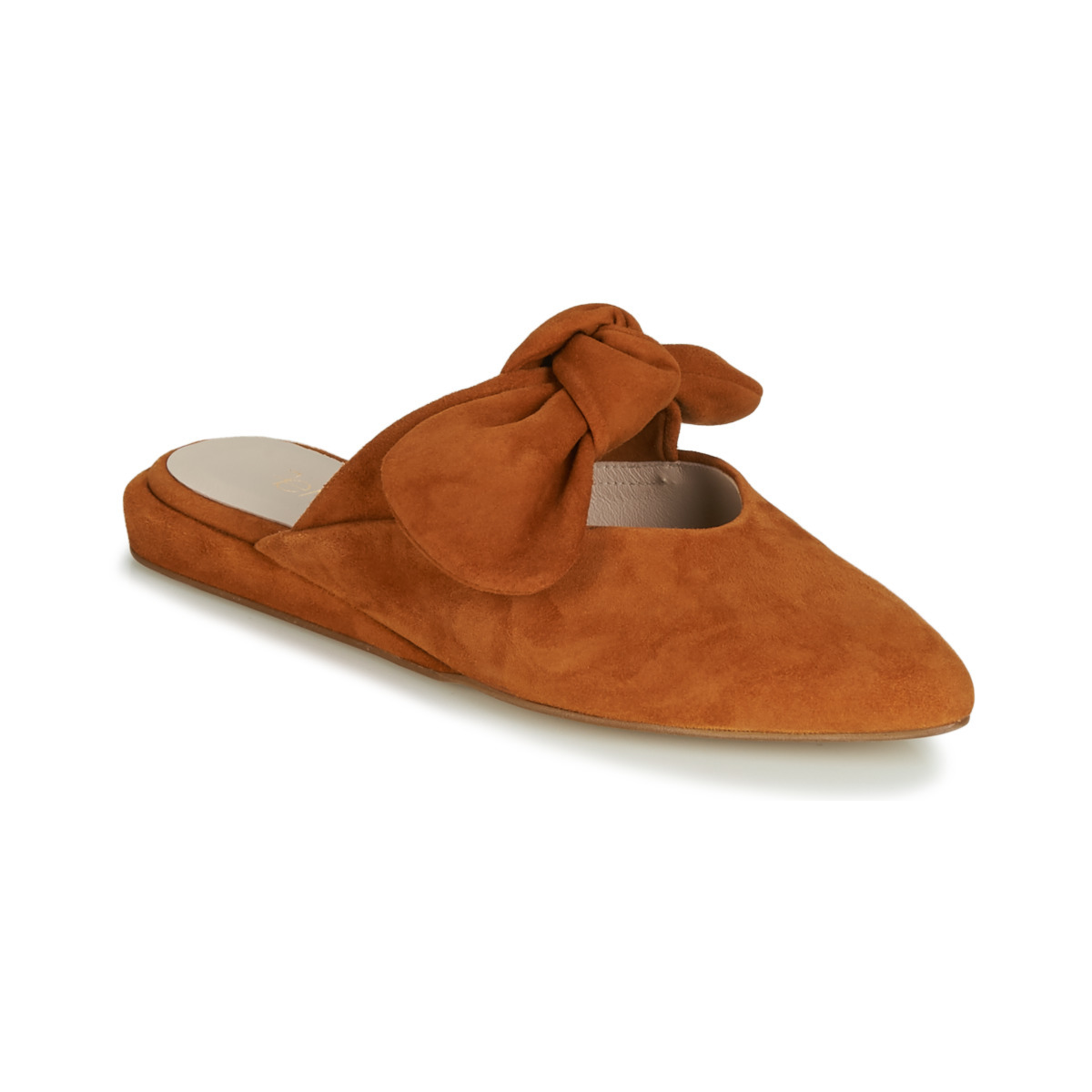 Slippers in Brown - Spartoo - Woman - Spartoo GOOFASH