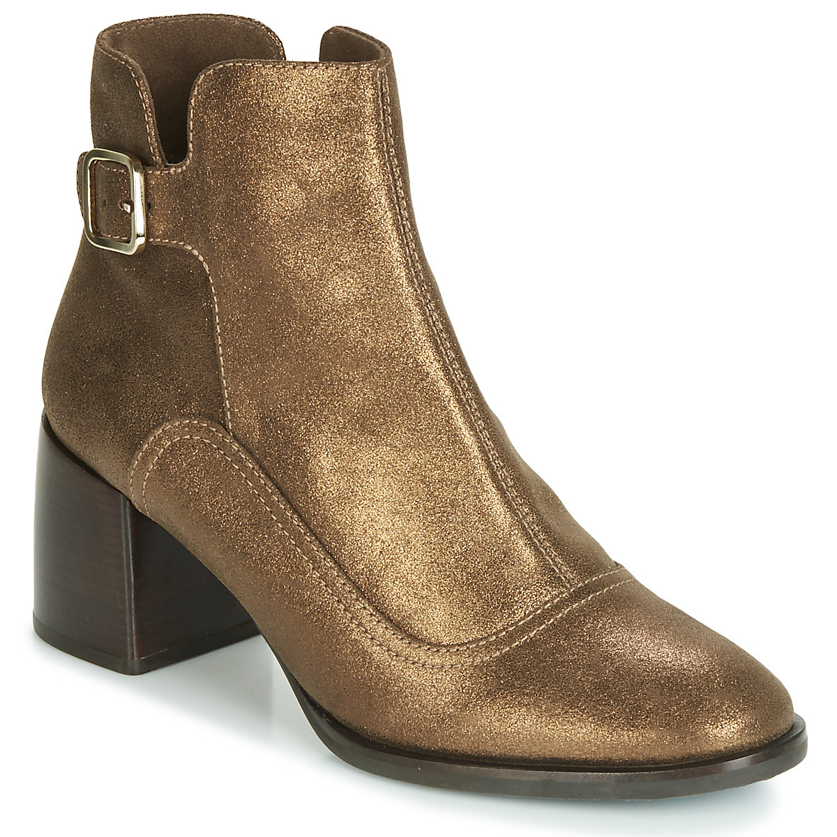 Spartoo Ankle Boots Gold Chie Mihara Woman GOOFASH