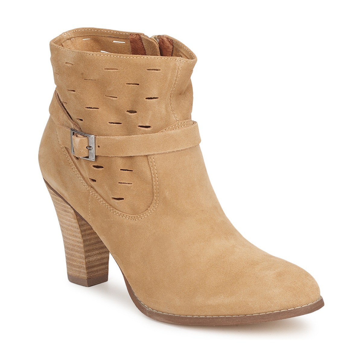 Spartoo Beige Ankle Boots by One Step GOOFASH