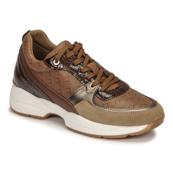 Spartoo Beige Sneakers by Fericelli GOOFASH