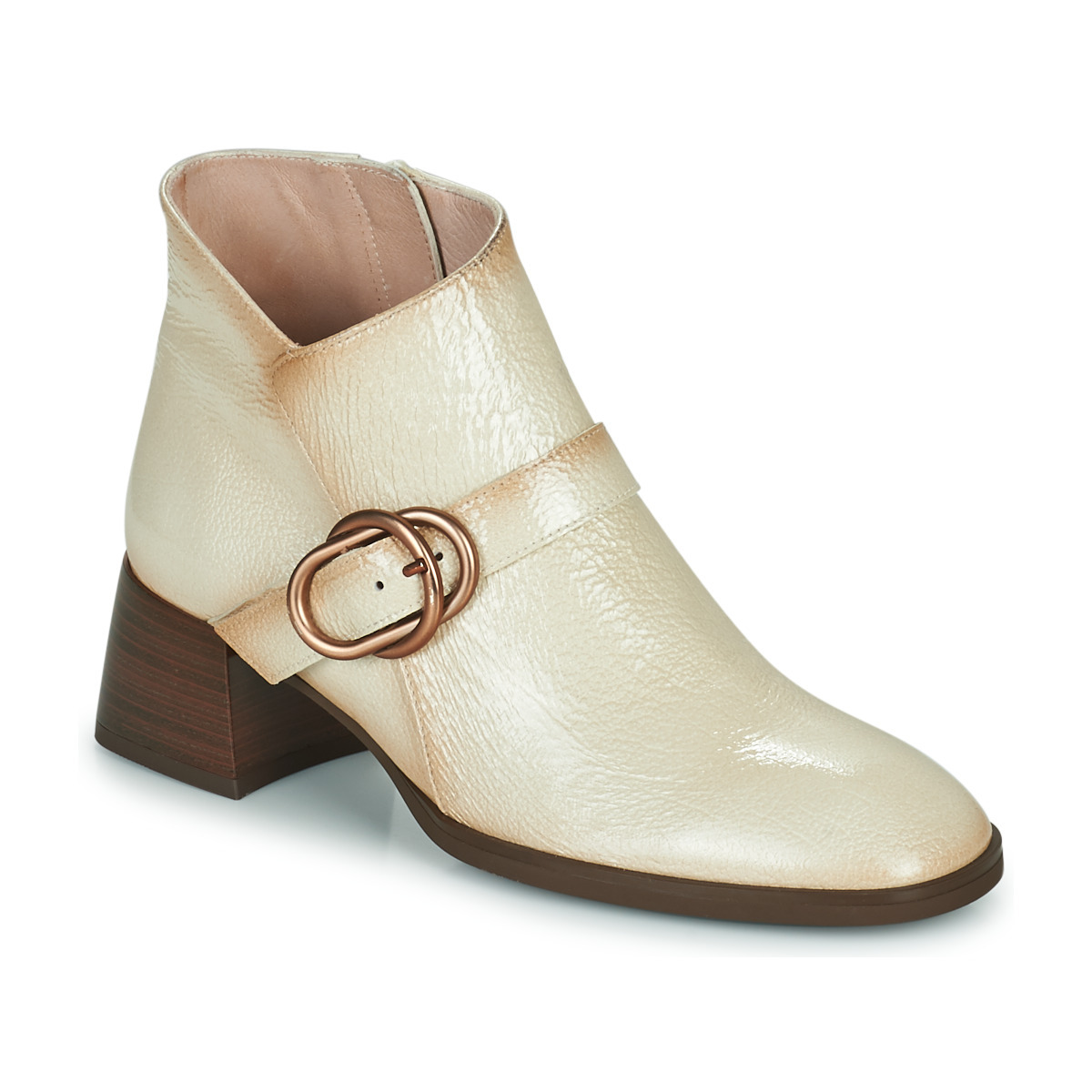Spartoo - Beige - Woman Ankle Boots GOOFASH