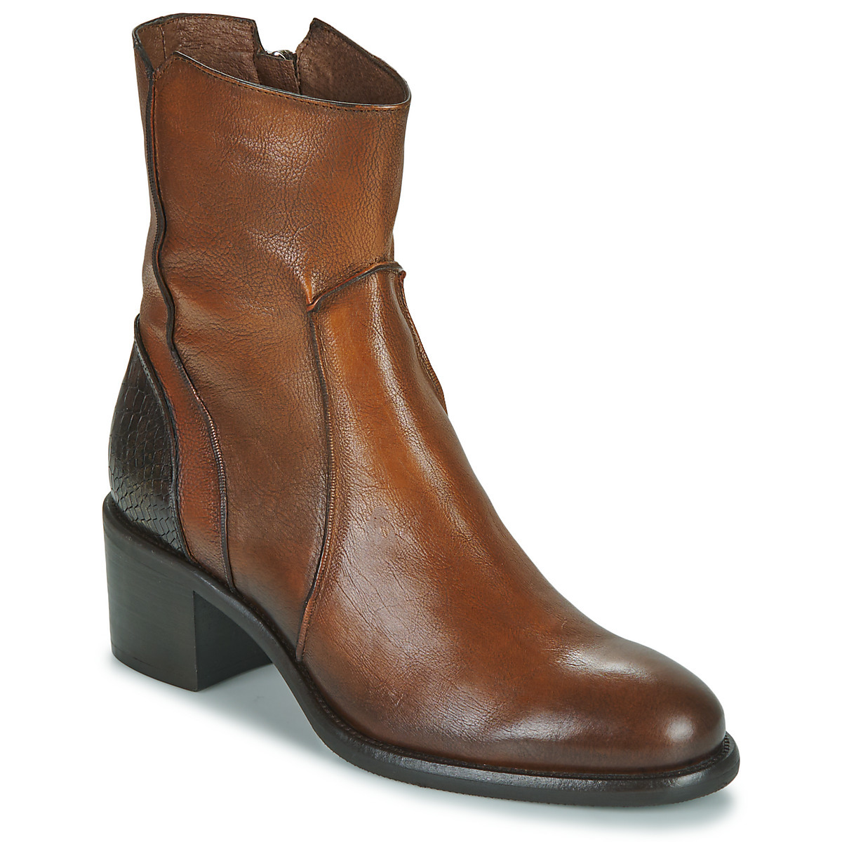 Spartoo - Brown Ankle Boots - Muratti Woman GOOFASH