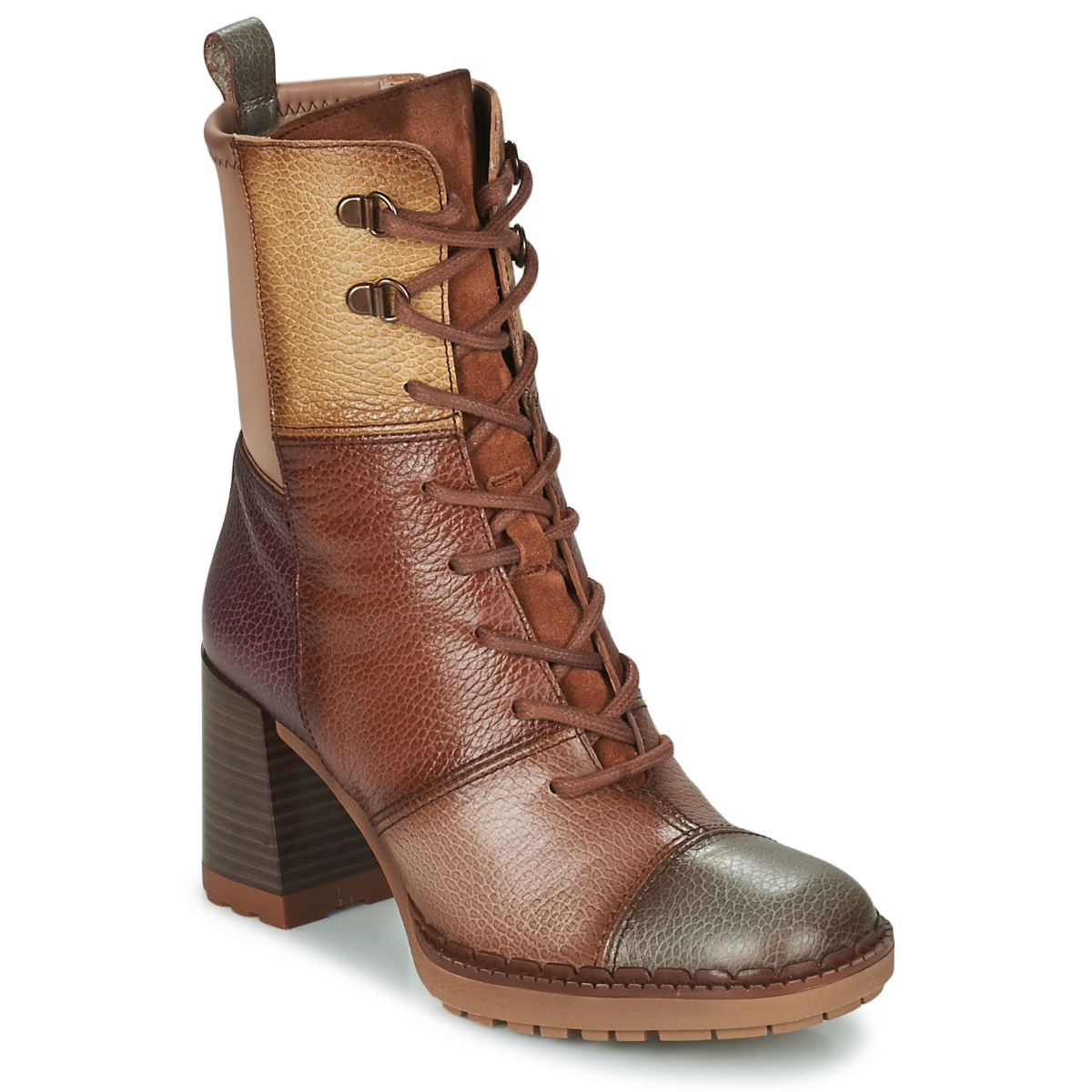 Spartoo - Brown - Ladies Ankle Boots GOOFASH