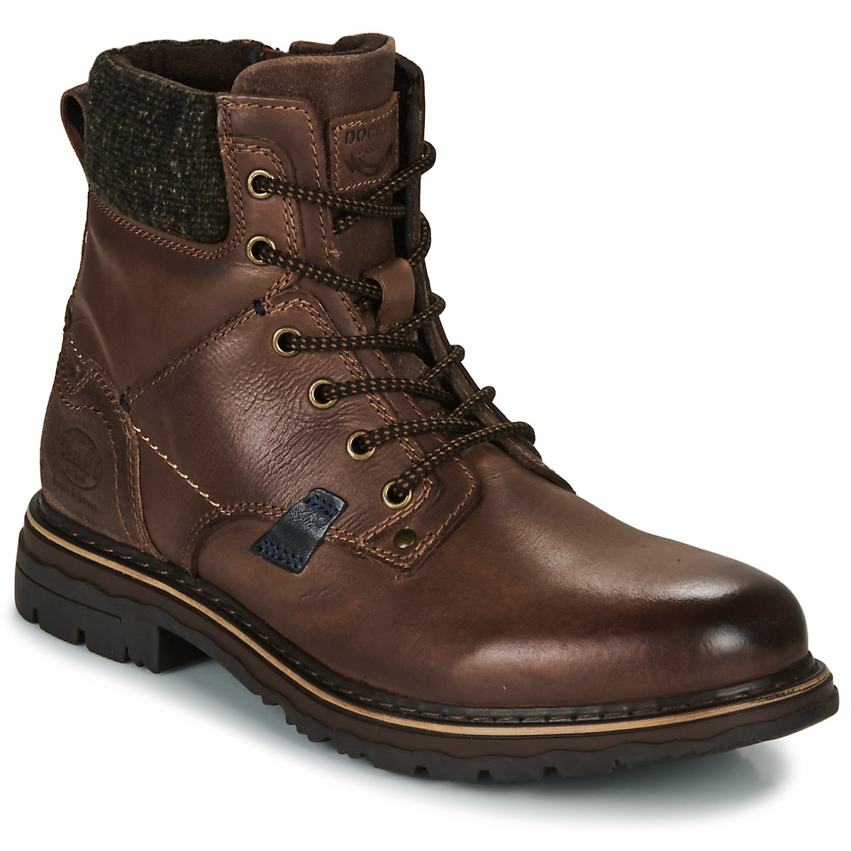 Spartoo - Brown Mens Boots - Dockers GOOFASH