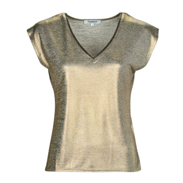 Spartoo - Gold T-Shirt for Women by Morgan GOOFASH