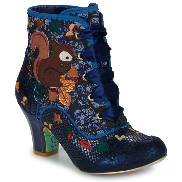 Spartoo - Ladies Ankle Boots Blue - Irregular Choice GOOFASH