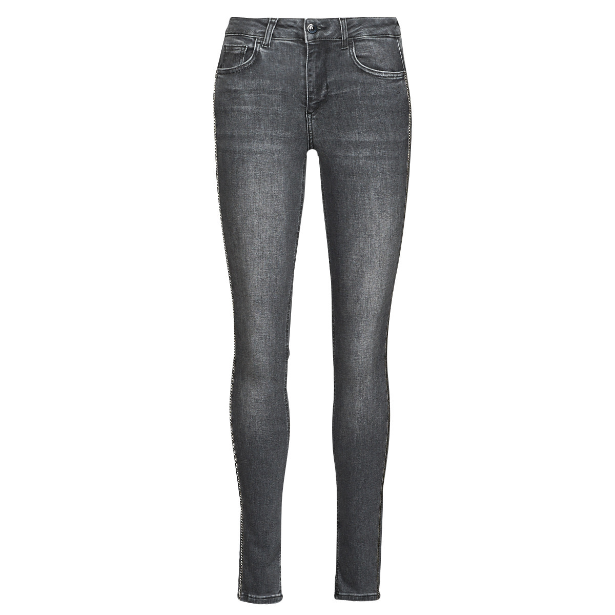 Spartoo - Ladies Skinny Jeans Grey Liu Jo GOOFASH