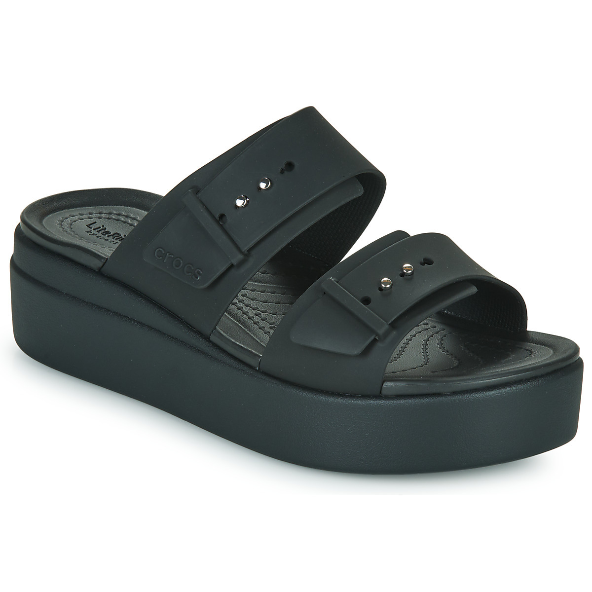 Spartoo - Ladies Slippers in Black - Crocs GOOFASH