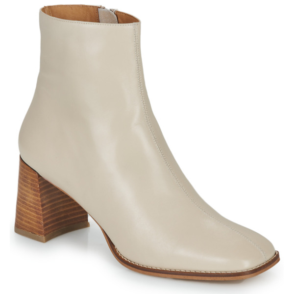 Spartoo - Lady Beige Ankle Boots by Minelli GOOFASH