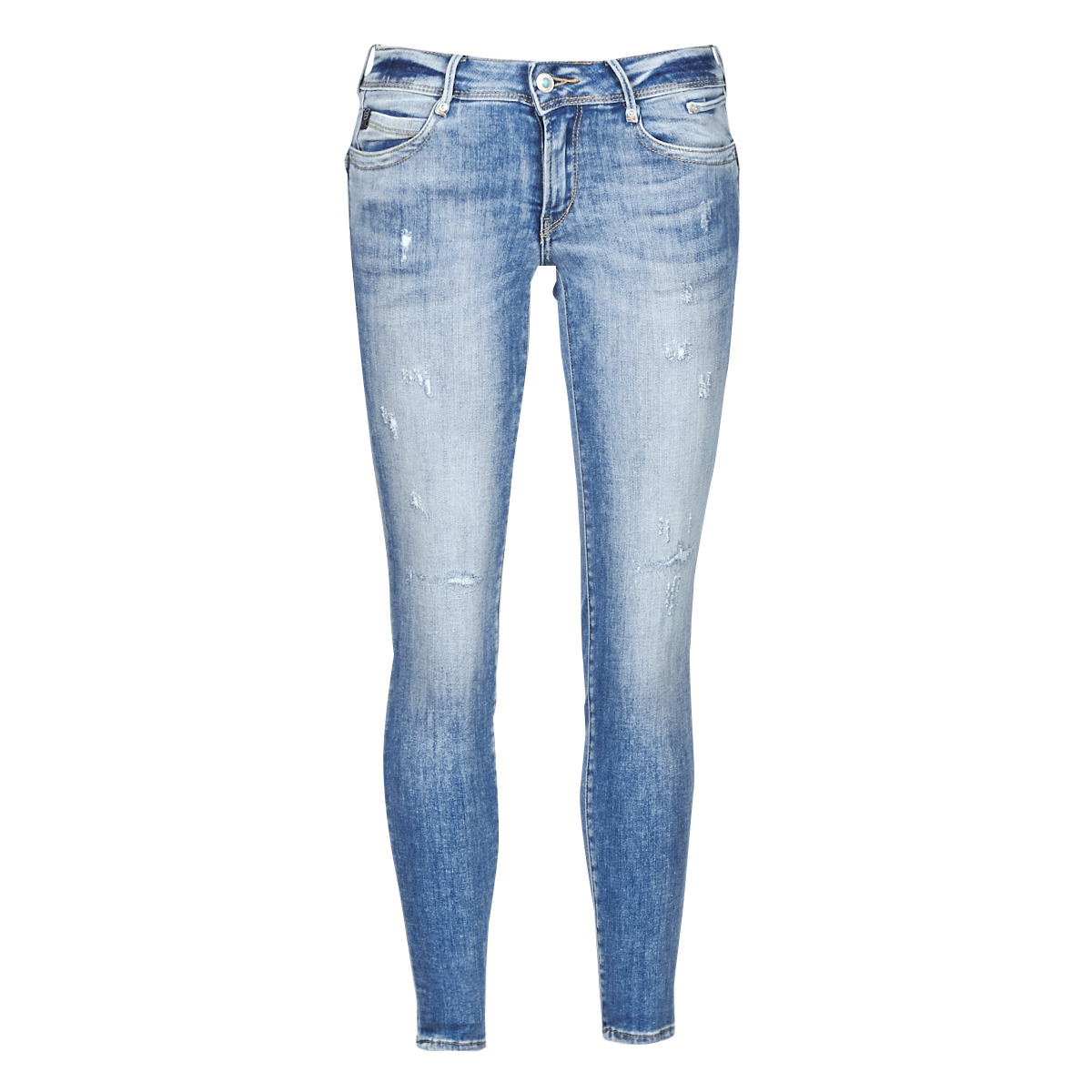Spartoo Skinny Jeans Blue for Women by Le Temps des Cerises GOOFASH