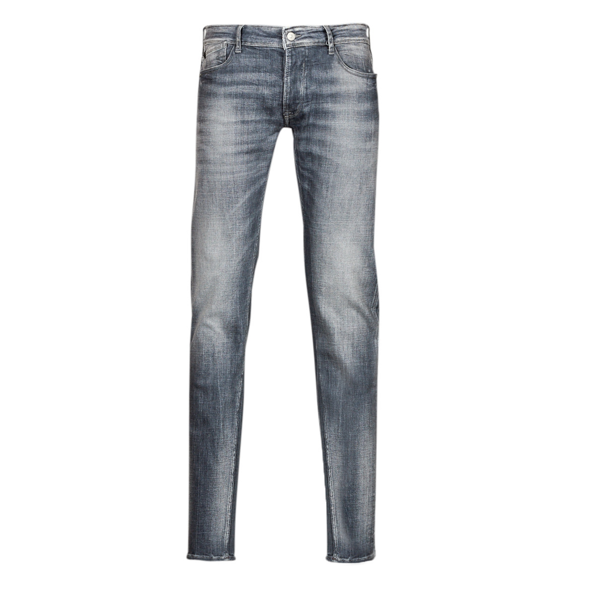 Spartoo Skinny Jeans Grey for Men from Le Temps des Cerises GOOFASH