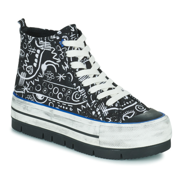 Spartoo - Sneakers in Black for Women by Desigual GOOFASH