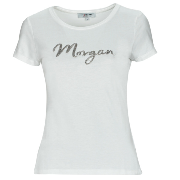 Spartoo - T-Shirt White for Woman by Morgan GOOFASH